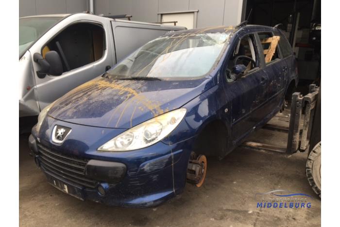 Peugeot 307 Break 1.6 HDiF 110 16V Sloopvoertuig (2006, Blauw)