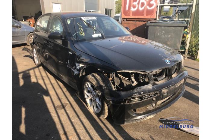 BMW 1 serie 116i 1.6 16V Sloopvoertuig (2007, Zwart)