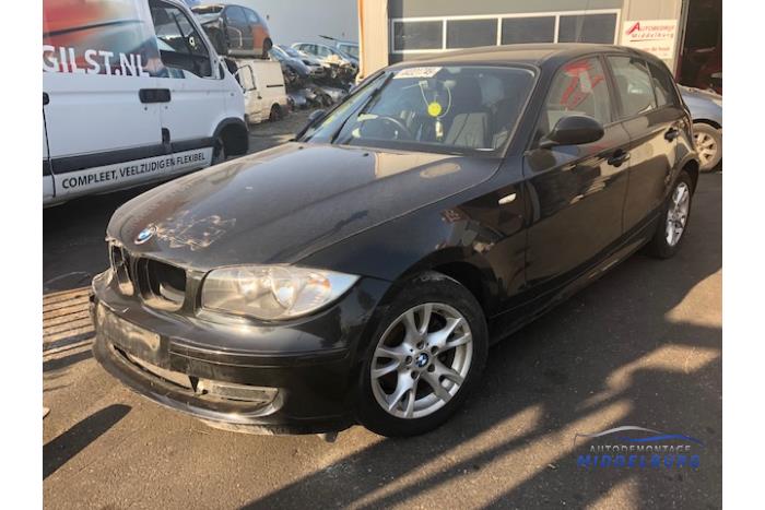 BMW 1 serie 116i 1.6 16V Sloopvoertuig (2007, Zwart)