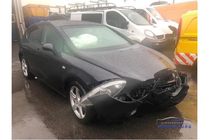Seat Leon 1.6 Sloopvoertuig (2006, Zwart)