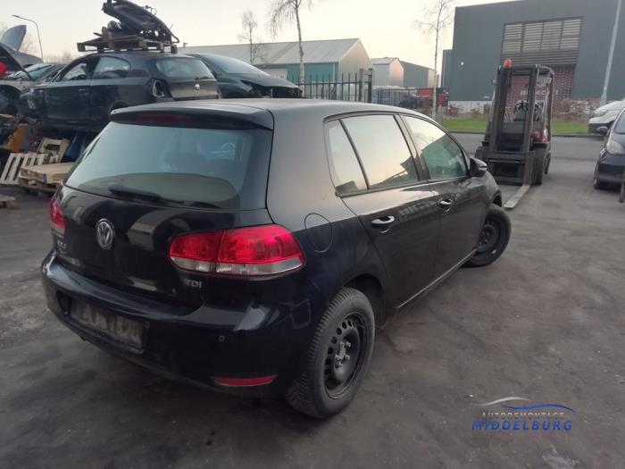 Volkswagen Golf VI 1.6 TDI 16V Sloopvoertuig (2009, Zwart)