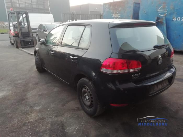 Volkswagen Golf VI 1.6 TDI 16V Sloopvoertuig (2009, Zwart)