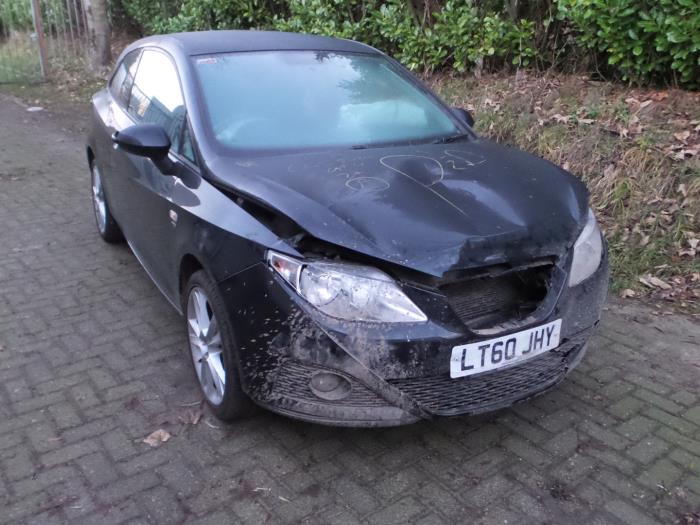 Seat Ibiza IV SC 1.6 TDI 105 Sloopvoertuig (2011, Metallic, Zwart)