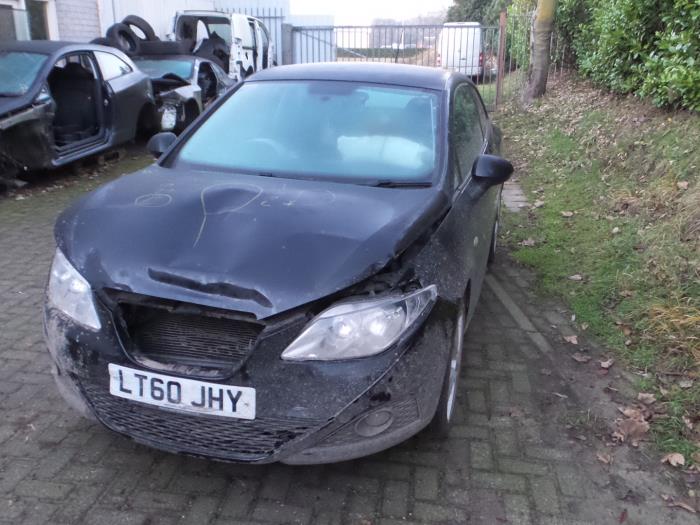 Seat Ibiza IV SC 1.6 TDI 105 Sloopvoertuig (2011, Metallic, Zwart)