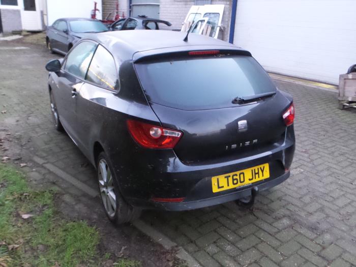 Seat Ibiza IV SC 1.6 TDI 105 Sloopvoertuig (2011, Metallic, Zwart)