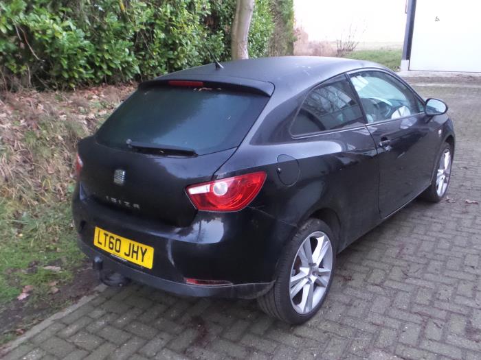 Seat Ibiza IV SC 1.6 TDI 105 Sloopvoertuig (2011, Metallic, Zwart)
