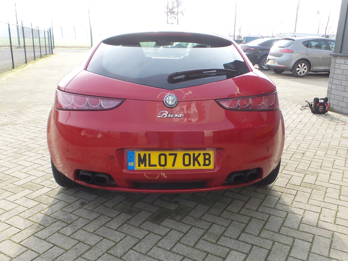 Alfa Romeo Brera 3.2 JTS Q4 V6 24V Sloopvoertuig (2007, Unikleur, Rood)