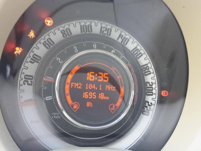 Fiat 500 1.2 Sloopvoertuig (2008, Wit)