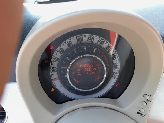 Fiat 500C 1.2 69 Sloopvoertuig (2012, Wit)