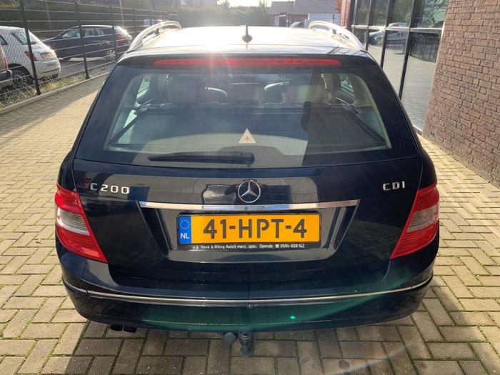 Mercedes C Estate 2.2 C-200 CDI 16V . Sloopvoertuig (2009, Metallic, Zwart)