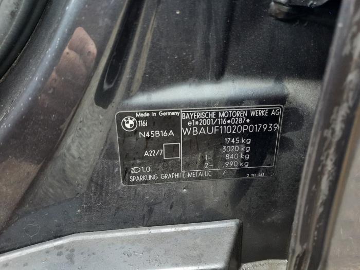 BMW 1 serie 116i 1.6 16V Sloopvoertuig (2006)