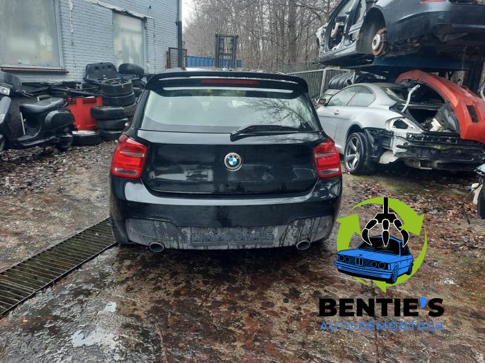 BMW 1 serie 114i 1.6 16V Sloopvoertuig (2012, Zwart)