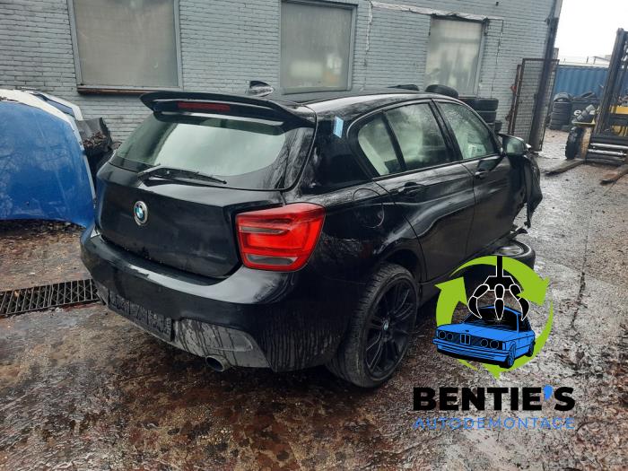 BMW 1 serie 114i 1.6 16V Sloopvoertuig (2012, Zwart)