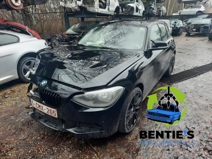 BMW 1 serie 114i 1.6 16V Sloopvoertuig (2012, Zwart)