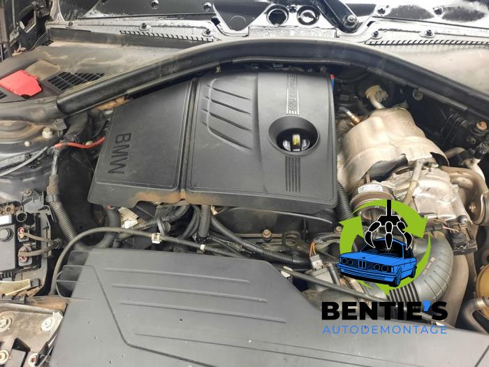 BMW 1 serie 114i 1.6 16V Sloopvoertuig (2012, Zwart)