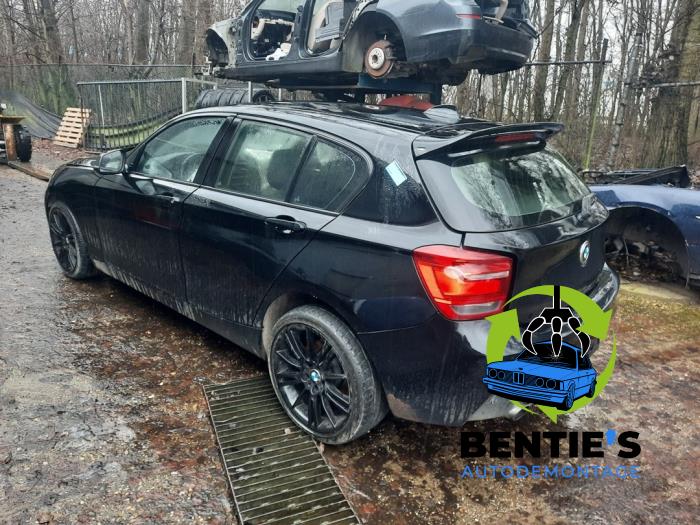 BMW 1 serie 114i 1.6 16V Sloopvoertuig (2012, Zwart)