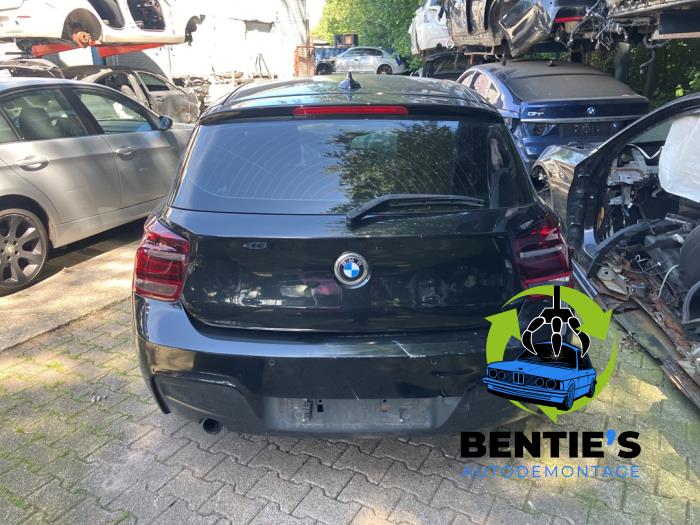 BMW 1 serie 114i 1.6 16V Sloopvoertuig (2012, Zwart)