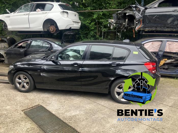 BMW 1 serie 118d 2.0 16V Sloopvoertuig (2011, Zwart)