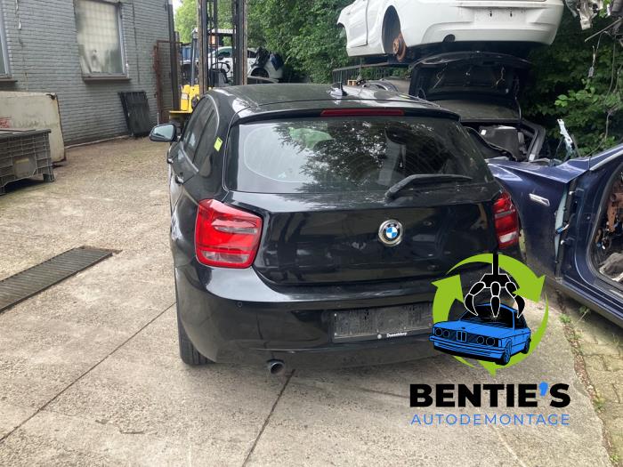 BMW 1 serie 118d 2.0 16V Sloopvoertuig (2011, Zwart)