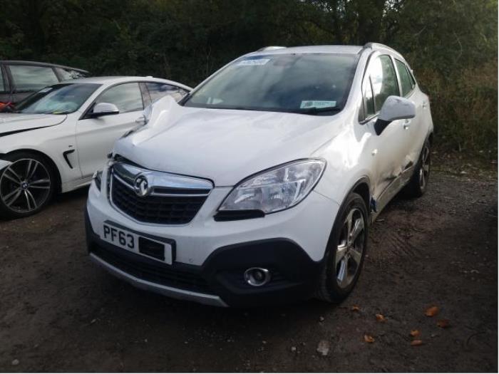 Opel Mokka/Mokka X 1.4 Turbo 16V 4x2 Sloopvoertuig (2014, Wit)