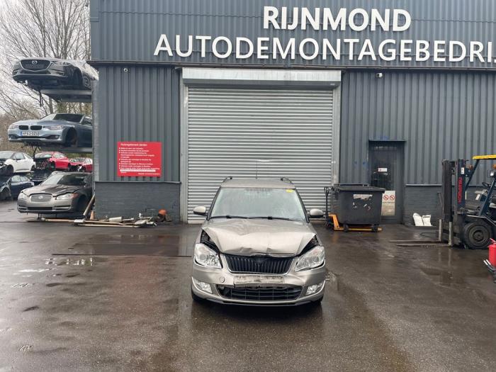 Skoda Fabia II Combi 1.2 TDI 12V Greenline Sloopvoertuig (2010, Beige)