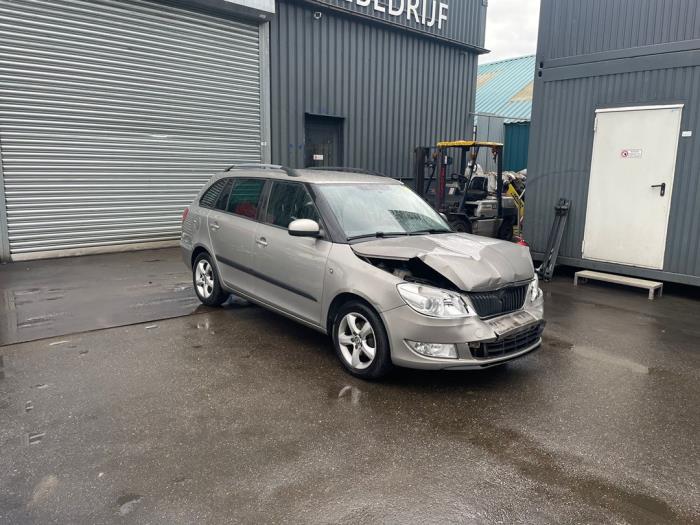 Skoda Fabia II Combi 1.2 TDI 12V Greenline Sloopvoertuig (2010, Beige)