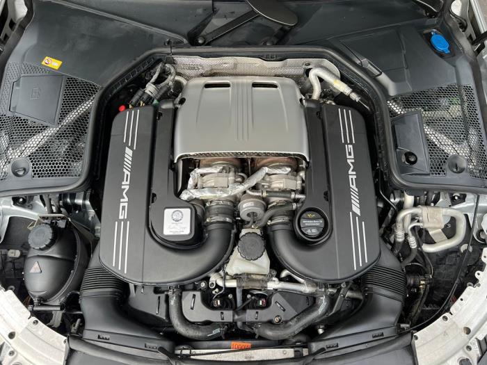 Mercedes C Estate AMG C-63 S,Edition 1 AMG 4.0 V8 Biturbo Sloopvoertuig (2016, Zilvergrijs)