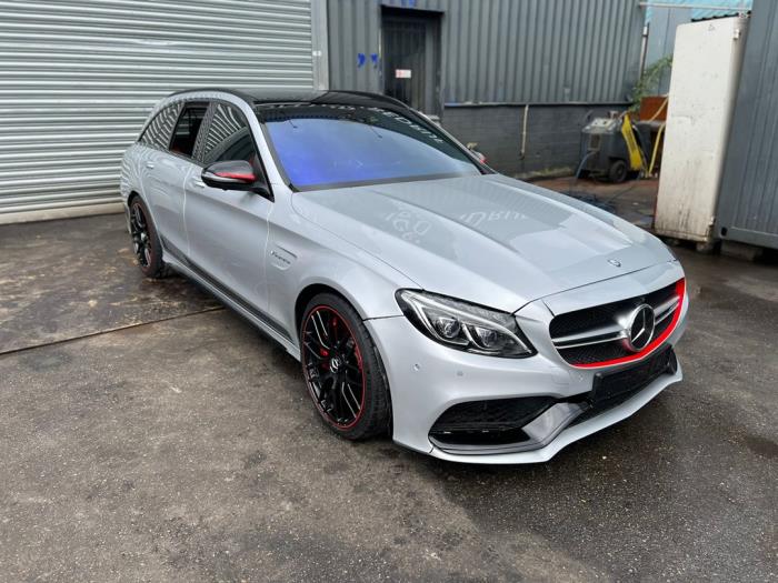 Mercedes C Estate AMG C-63 S,Edition 1 AMG 4.0 V8 Biturbo Sloopvoertuig (2016, Zilvergrijs)
