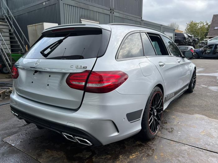Mercedes C Estate AMG C-63 S,Edition 1 AMG 4.0 V8 Biturbo Sloopvoertuig (2016, Zilvergrijs)