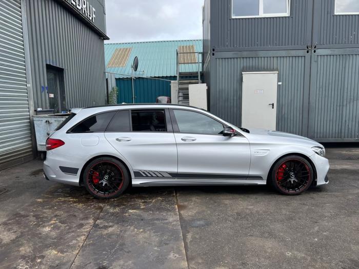 Mercedes C Estate AMG C-63 S,Edition 1 AMG 4.0 V8 Biturbo Sloopvoertuig (2016, Zilvergrijs)