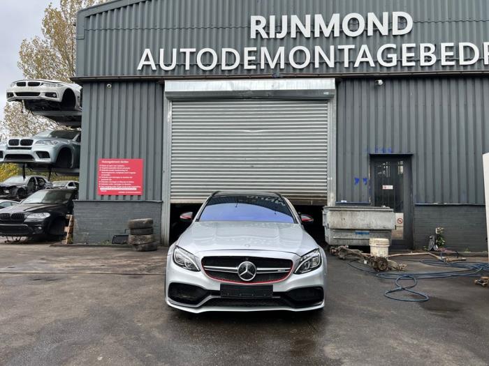 Mercedes C Estate AMG C-63 S,Edition 1 AMG 4.0 V8 Biturbo Sloopvoertuig (2016, Zilvergrijs)