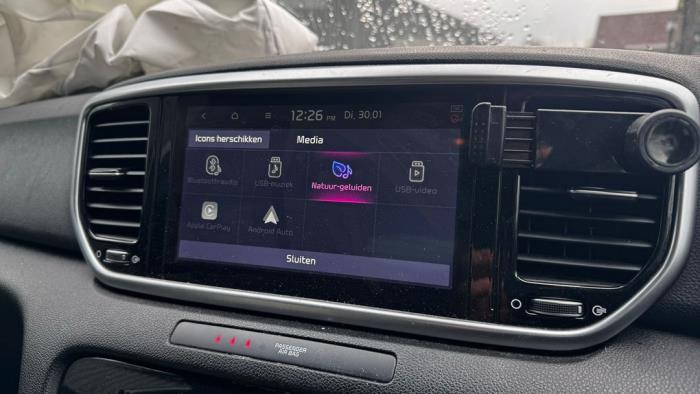 Kia Sportage 1.6 T-GDI 16V 4x2 Sloopvoertuig (2021, Licht, Zilver, Blauw)