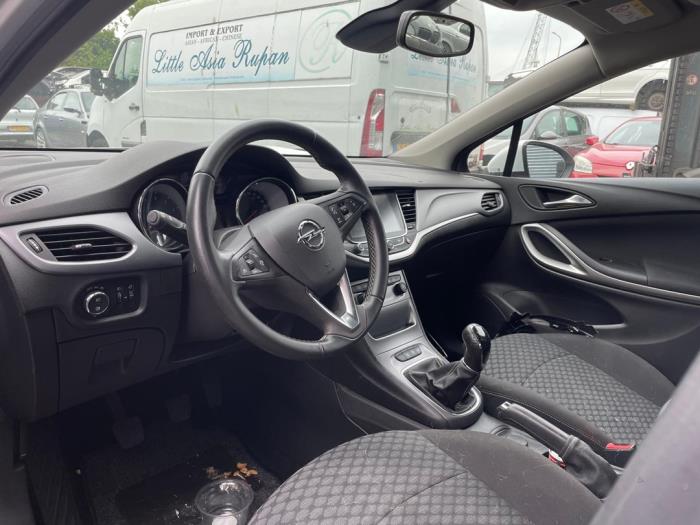 Opel Astra K 1.0 Turbo 12V Sloopvoertuig (2018, Wit)