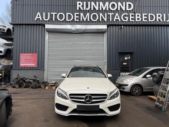Mercedes C Estate C-180 1.6 16V BlueEfficiency Sloopvoertuig (2017, Metallic, Licht, Wit)