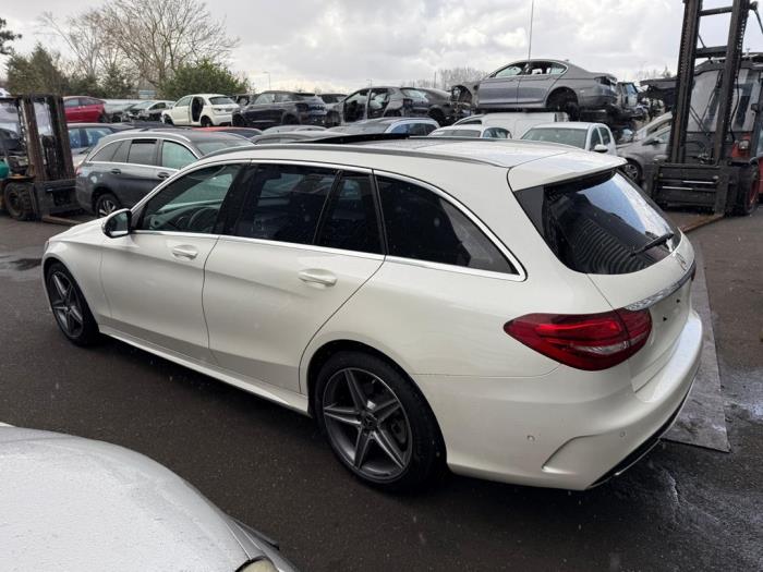 Mercedes C Estate C-180 1.6 16V BlueEfficiency Sloopvoertuig (2017, Metallic, Licht, Wit)