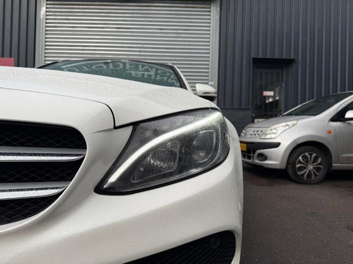 Mercedes C Estate C-180 1.6 16V BlueEfficiency Sloopvoertuig (2017, Metallic, Licht, Wit)