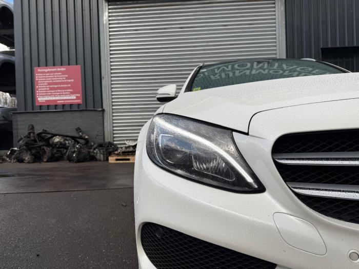 Mercedes C Estate C-180 1.6 16V BlueEfficiency Sloopvoertuig (2017, Metallic, Licht, Wit)