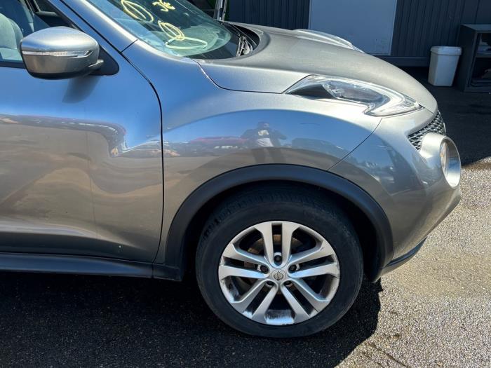 Nissan Juke 1.2 DIG-T 16V Sloopvoertuig (2016, Donker, Zilvergrijs, Muisgrijs)