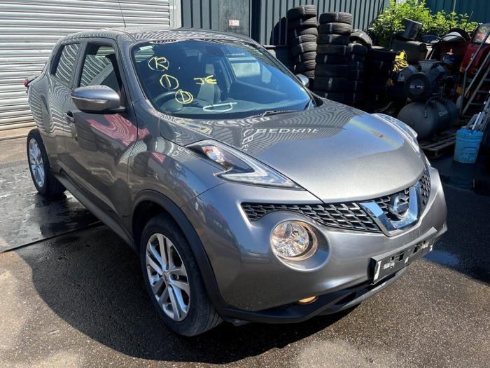 Nissan Juke 1.2 DIG-T 16V Sloopvoertuig (2016, Donker, Zilvergrijs, Muisgrijs)