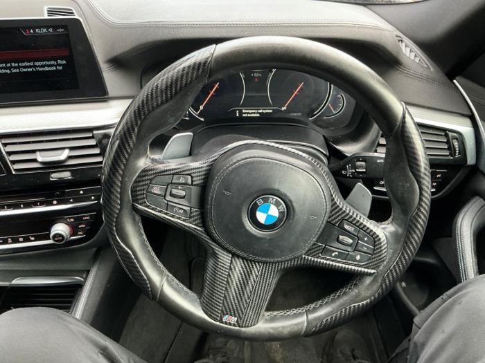 BMW 5 serie 530d 3.0 TwinPower Turbo 24V Sloopvoertuig (2018, Donker, Blauw)