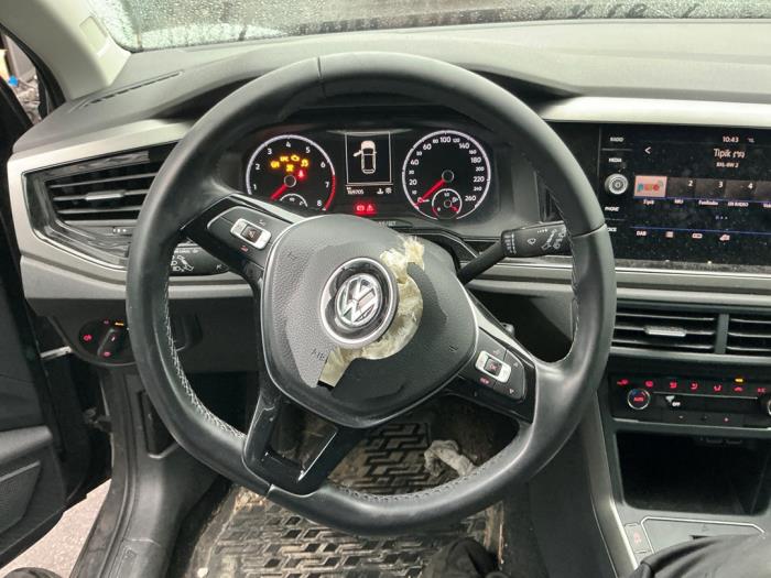 Volkswagen Polo VI 1.0 TSI 12V Sloopvoertuig (2018, Metallic, Donker, Zwart)