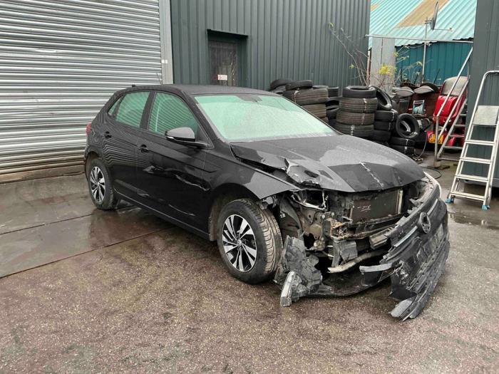 Volkswagen Polo VI 1.0 TSI 12V Sloopvoertuig (2018, Metallic, Donker, Zwart)