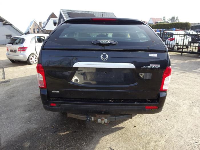 Ssang Yong Actyon Sports II 2.0 Xdi 16V 4WD Sloopvoertuig (2013, Zwart)