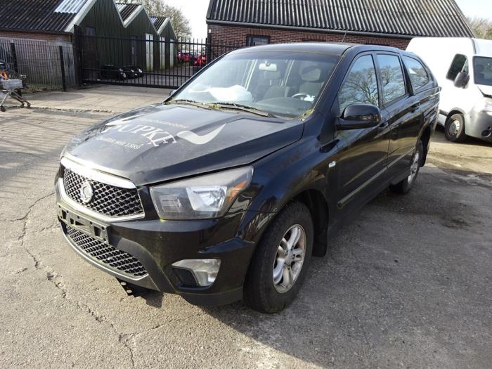 Ssang Yong Actyon Sports II 2.0 Xdi 16V 4WD Sloopvoertuig (2013, Zwart)