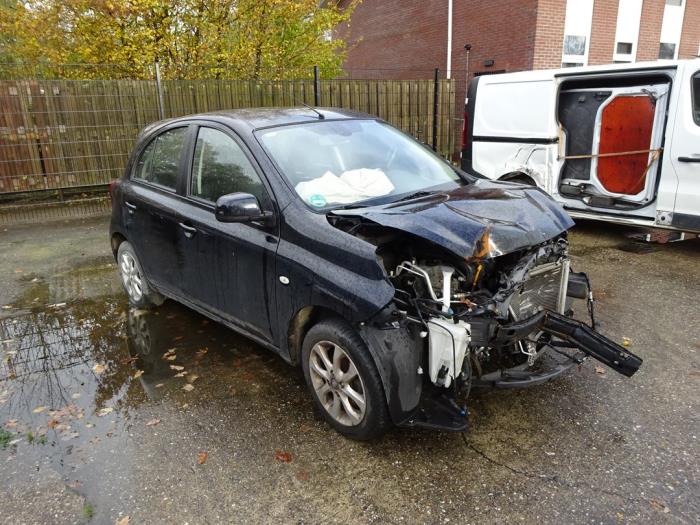 Nissan Micra 1.2 12V Sloopvoertuig (2015, Zwart)