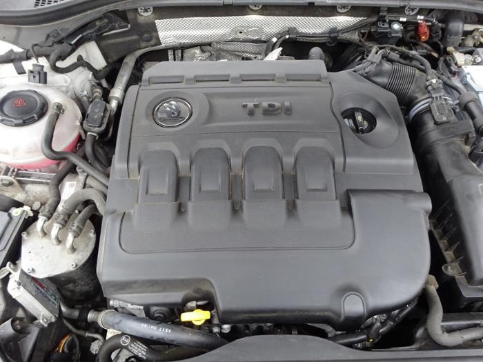 Skoda Superb Combi 1.6 TDI Sloopvoertuig (2017, Wit)