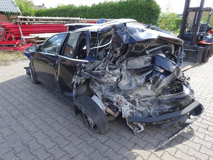 Volkswagen Golf VI Variant 1.6 TDI 16V 105 Sloopvoertuig (2011, Zwart)