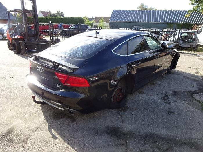 Audi A7 Sportback 3.0 V6 24V TFSI Quattro Sloopvoertuig (2012, Zwart)