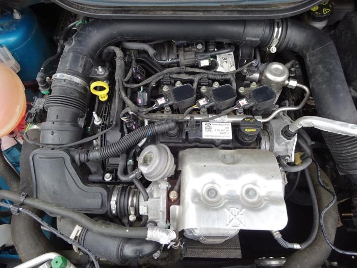 Ford Fiesta 7 1.0 EcoBoost 12V 100 Sloopvoertuig (2018, Blauw)