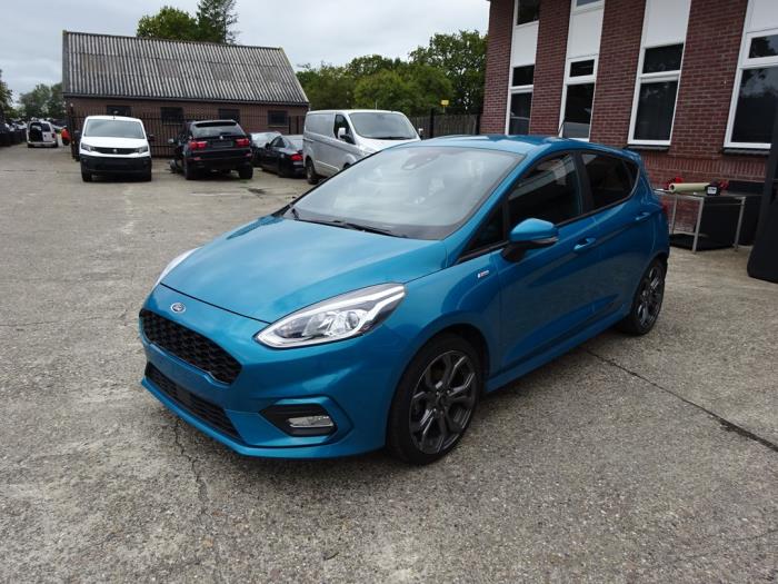 Ford Fiesta 7 1.0 EcoBoost 12V 100 Sloopvoertuig (2018, Blauw)